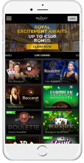 Regent Casino is accessible via the browser of your mobile device