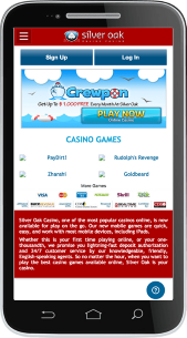 Silver Oak Casino App